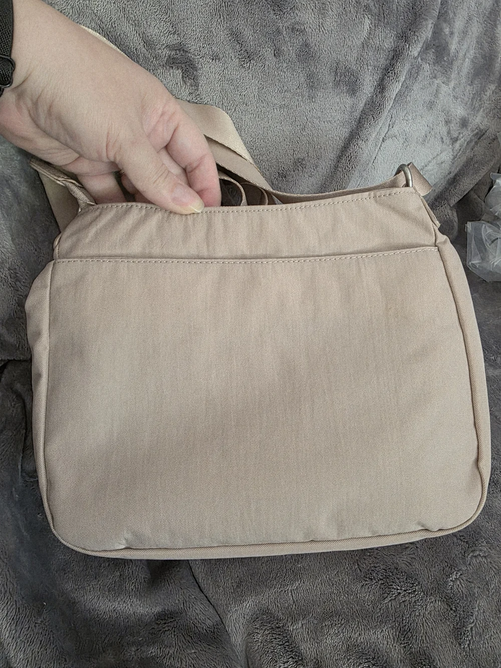 New Baggallini Uptown RFID Crossbody Bag & Wristlet NWT Mauve Pink